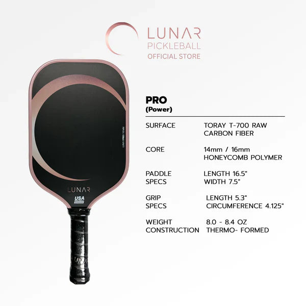 Lunar Pro Pickleball Paddle
