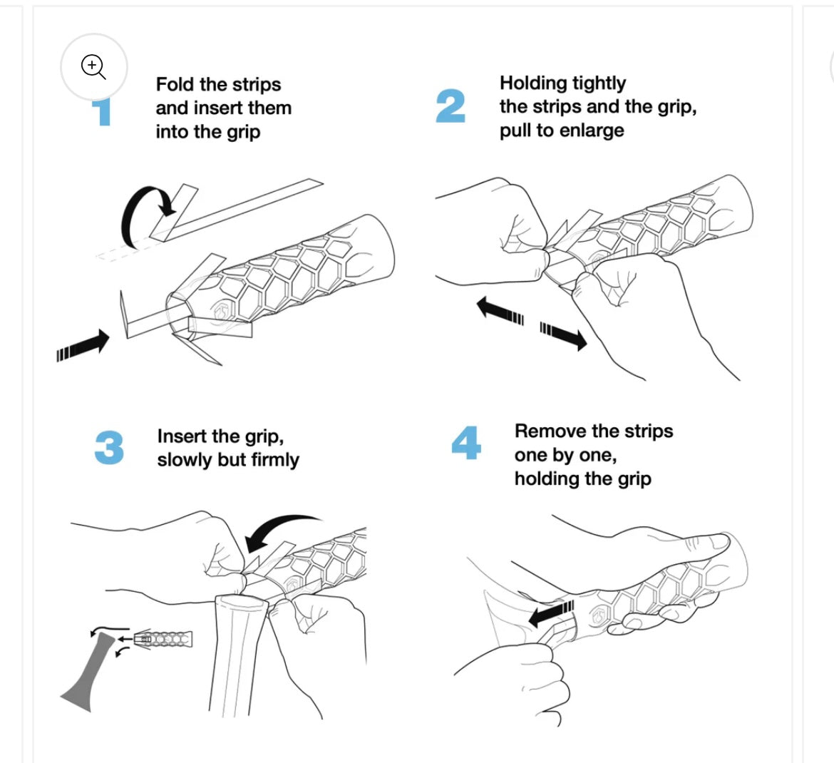 Hesacore Gel Pickleball Grip