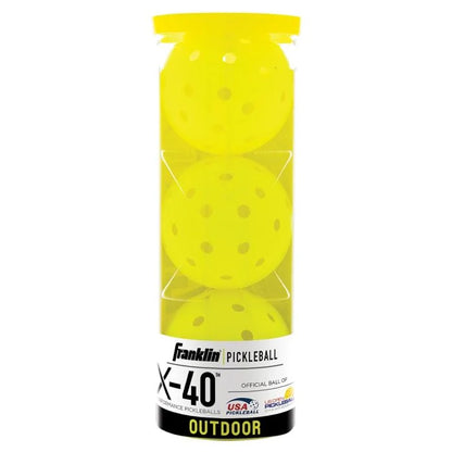 X-40 OUTDOOR PICKLEBALLS 3 PACK
