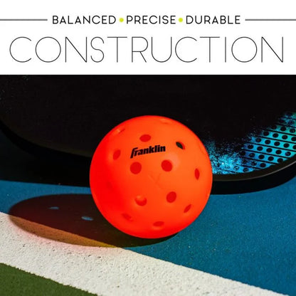 Franklin X-40 Outdoor Pickleballs 3 Pack Lava