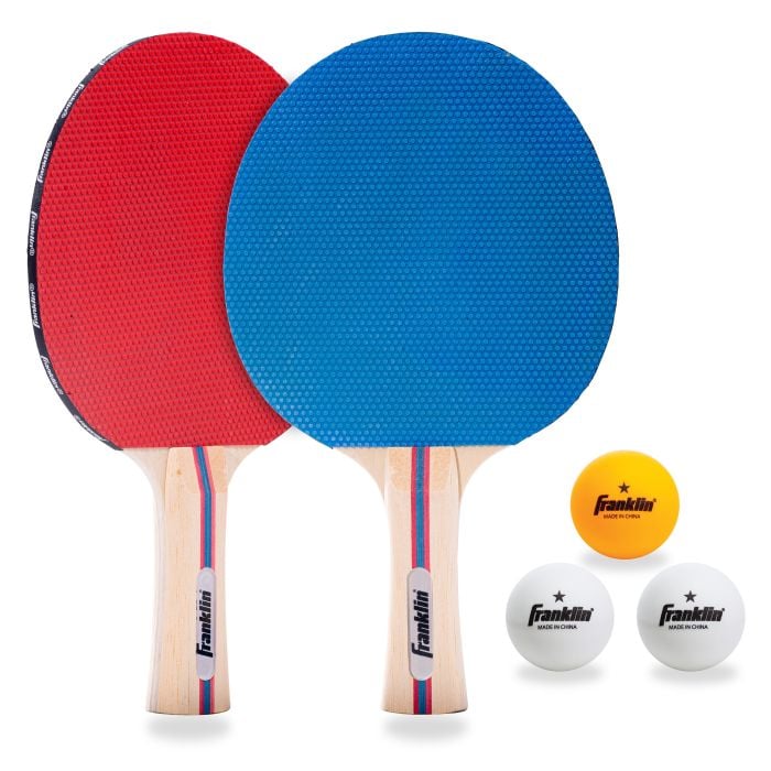 Franklin 2 Player Paddle & Ball Table Tennis Set
