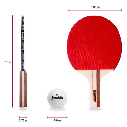 Franklin 4 Player Table Tennis Paddle & Ball Set