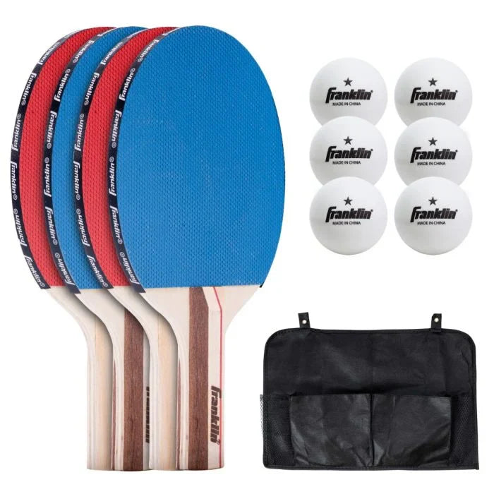 Franklin 4 Player Table Tennis Paddle & Ball Set