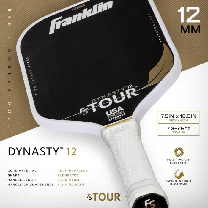 Franklin FS Tour Featherweight Dynasty Pickleball Paddle