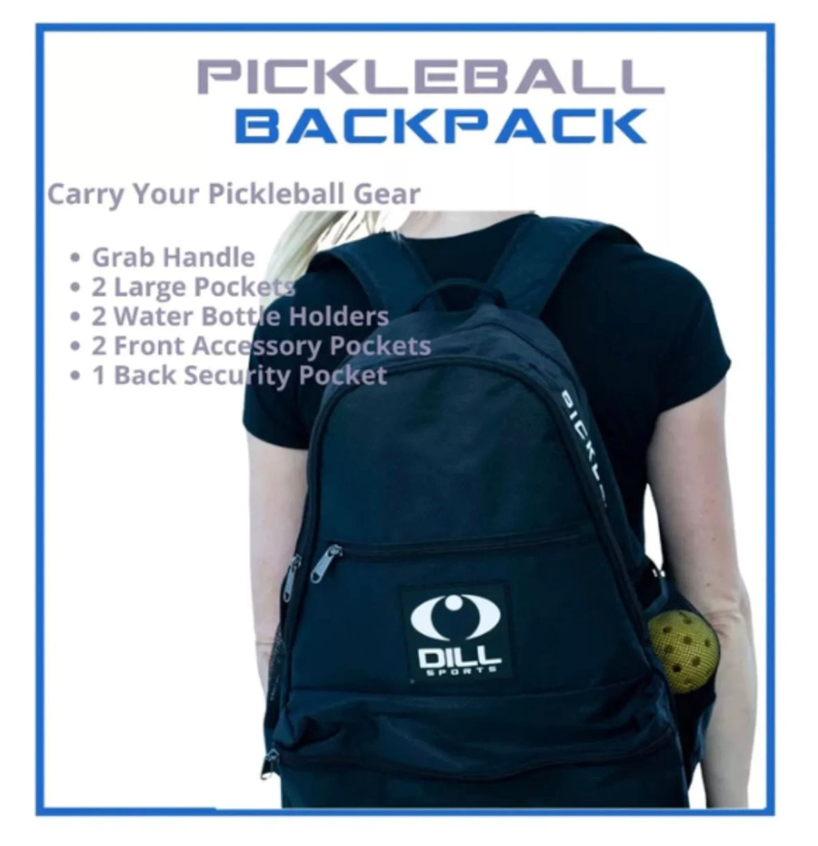 Dill Sports Pickleball Backback