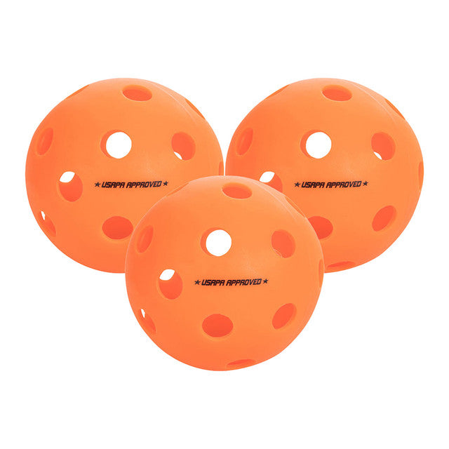 ONIX Fuse Indoor Pickleballs 3 Pack Orange