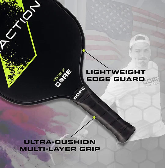 REACTION Pickleball Paddle | Powered by CORE