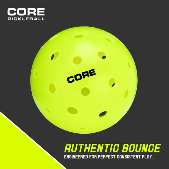 CORE Pickleball Outdoor - Fast and Built to Last - 3 Pack