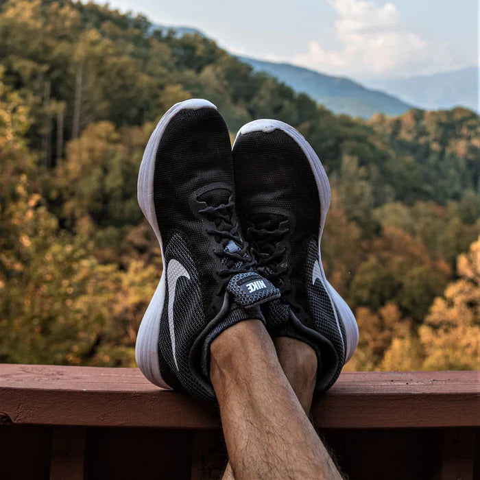 CATERPY RUN NO-TIE LACES JAGUAR BLACK