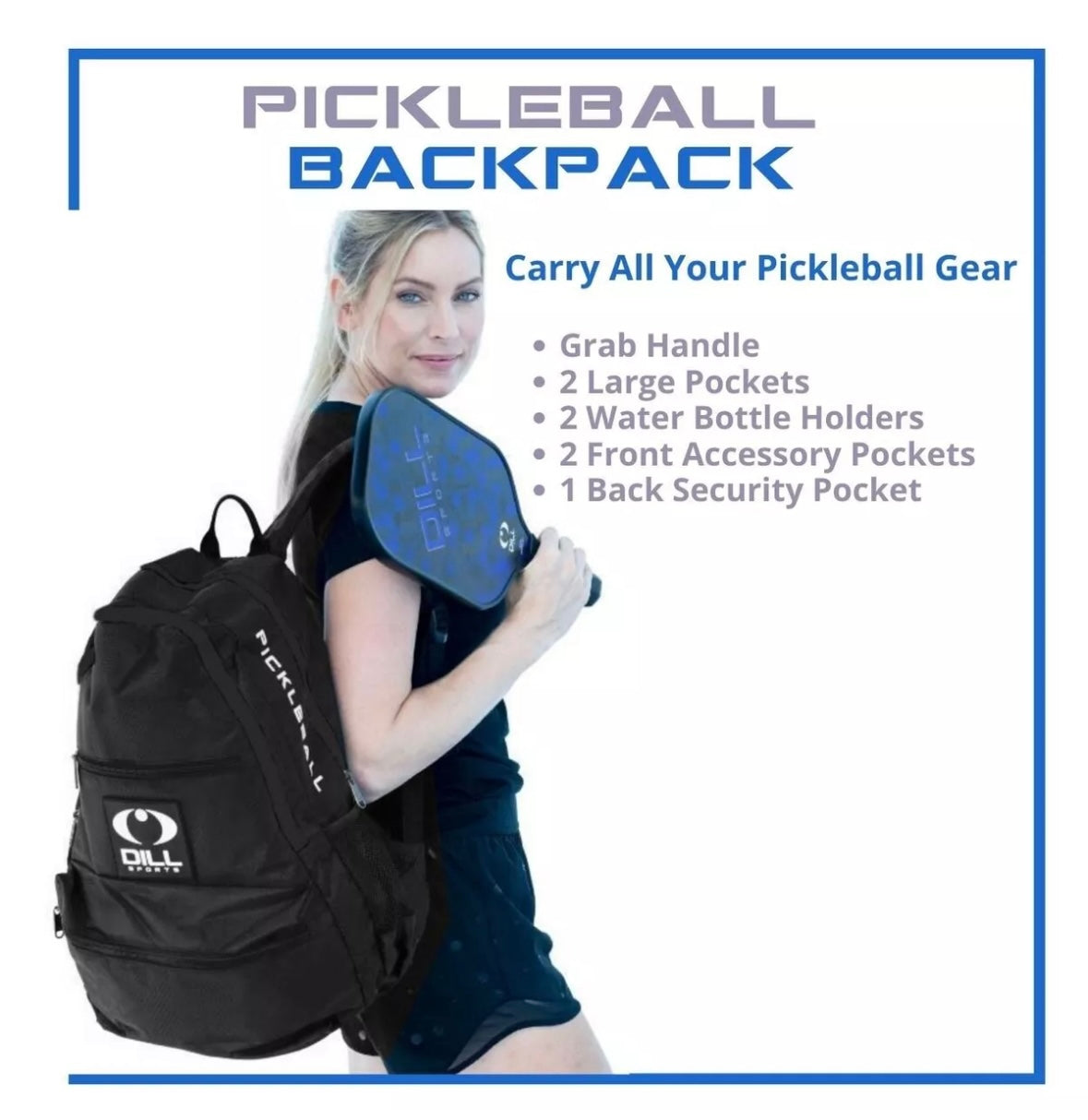 Dill Sports Pickleball Backback