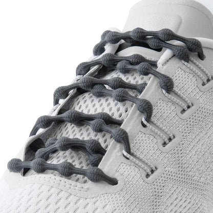 CATERPY RUN NO-TIE LACES GUNMETAL GRAY