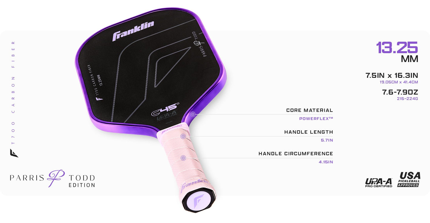 Franklin Parris Todd C45 Pickleball Paddle