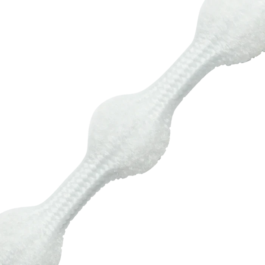 CATERPY RUN NO-TIE LACES SILKY WHITE