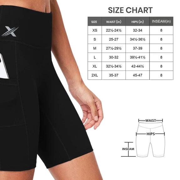 Women's High Waisted Training Shorts