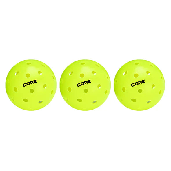 CORE Pickleball Outdoor - Fast and Built to Last - 3 Pack