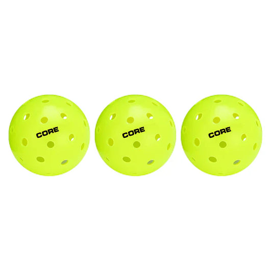 CORE Pickleball Outdoor - Fast and Built to Last - 3 Pack