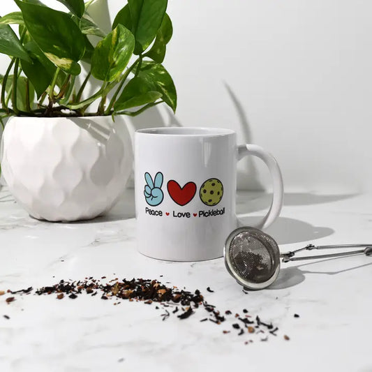 Pickleball Mug - Peace Love Pickleball