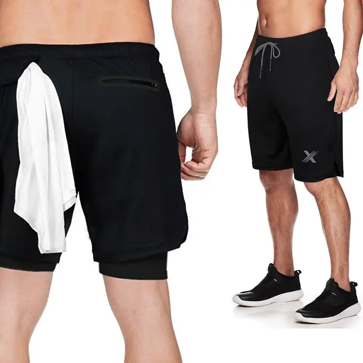 X Men's Essential Gym Shorts with Liner