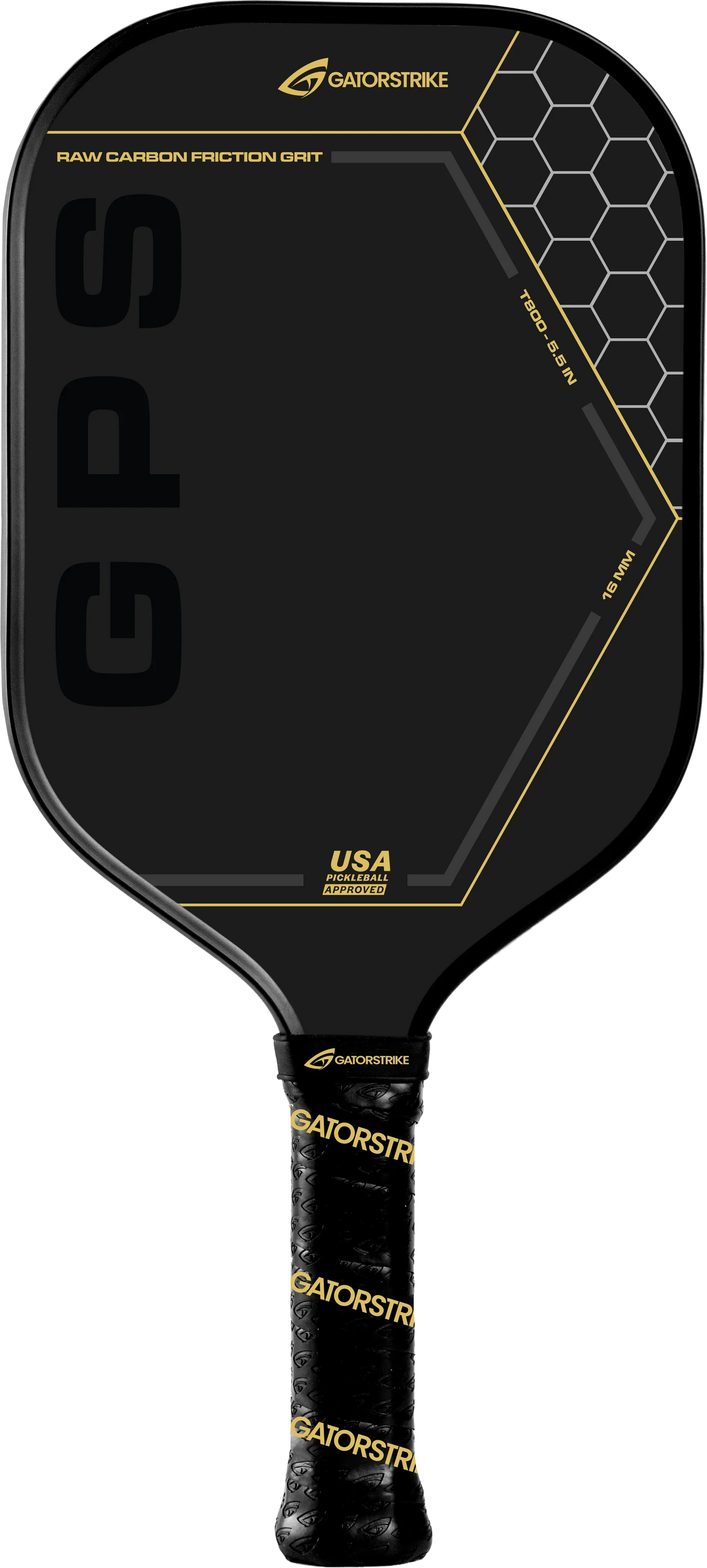 GatorStrike Gold Pro Series T700 All Court Pickleball Paddle