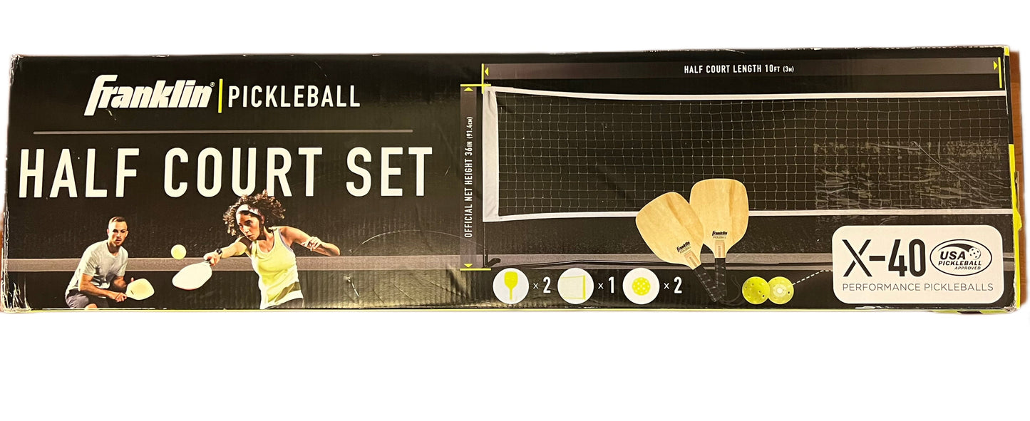 FRANKLIN PICKLEBALL HALF COURT STARTER SET