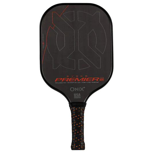 ONIX EVOKE PREMIER PRO RAW CARBON FIBER PICKLEBALL PADDLE 10MM