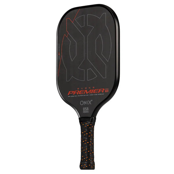 ONIX EVOKE PREMIER PRO RAW CARBON FIBER PICKLEBALL PADDLE 10MM
