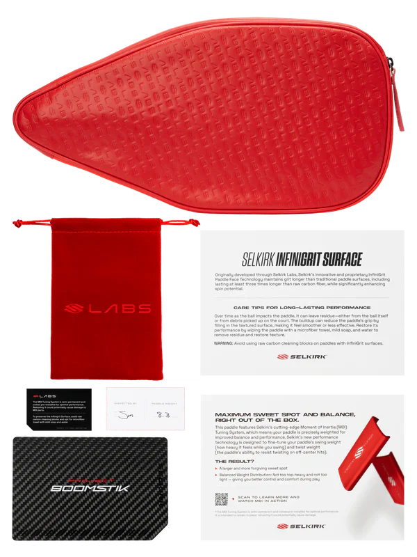 Selkirk LABS Project Boomstik - Elongated Pickleball Paddle