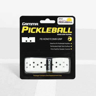Gamma Honeycomb Pickleball Replacement Grip White